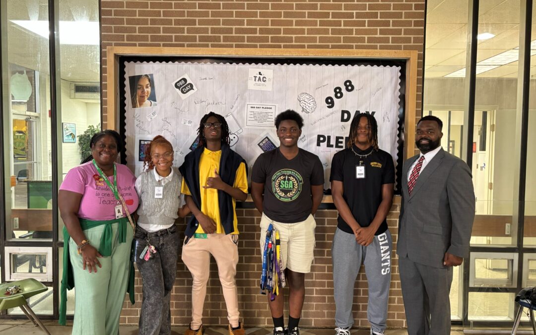 Step Forward’s Teen Advisory Committee Leads 988 Awareness Day Across Caddo Parish Public Schools